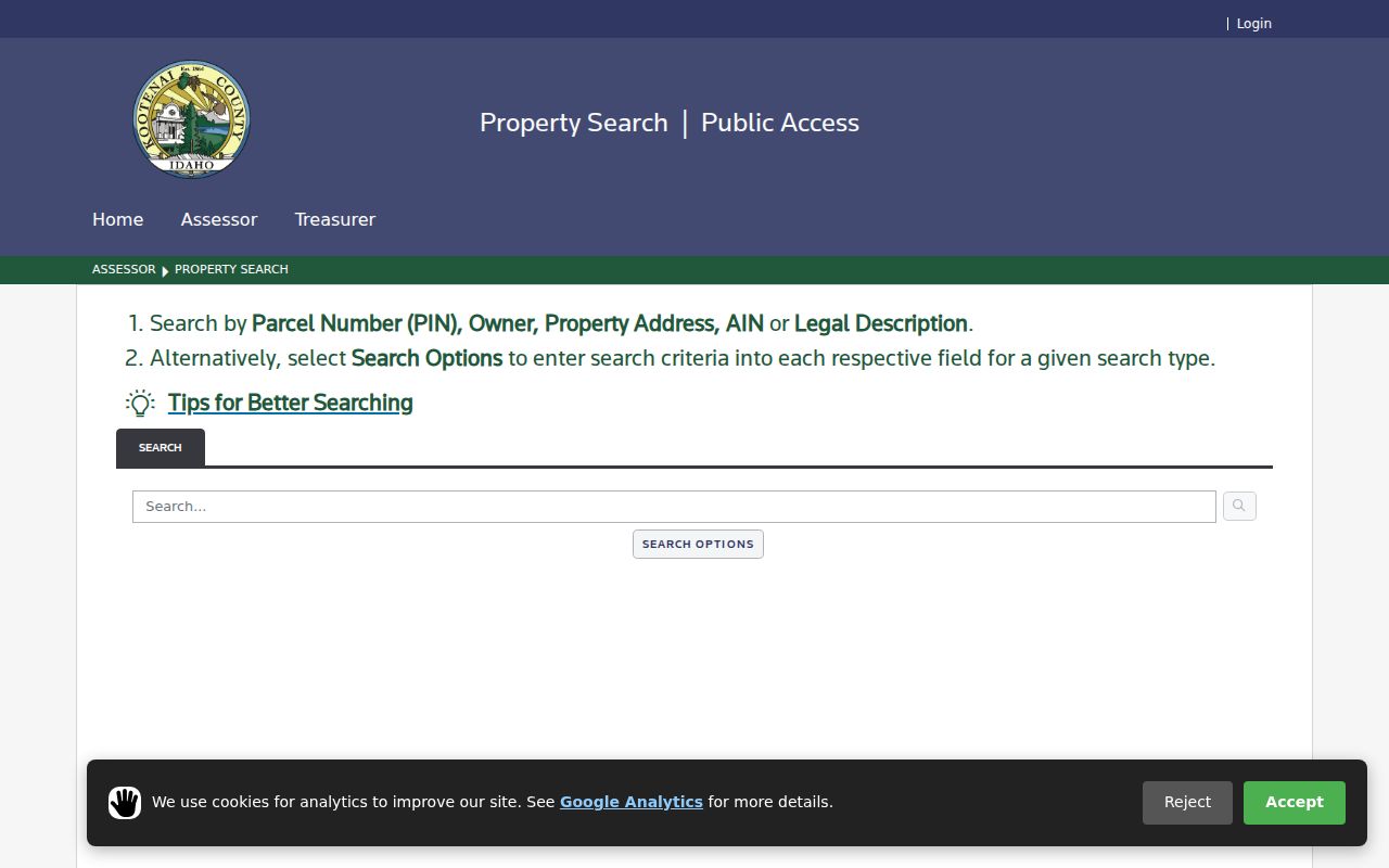 Post Falls residents directory Assessor property search